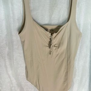 Abercombrie & Fitch bodysuit- beige